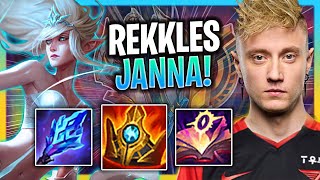 REKKLES BRINGS BACK JANNA  T1 Rekkles Plays Janna Support vs Sona [upl. by Hancock]