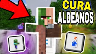 ⚡🏆COMO CURAR UN ALDEANO ZOMBIE MINECRAFTBAJAR PRECIOS A LOS ALDEANOSGUIA DE LOGROS 10 [upl. by Kylynn]