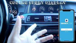 HOW TO CODE SPORT DISPLAY USING BIMMERCODE [upl. by Annaili]