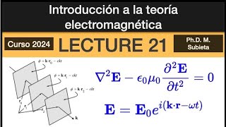 Introducción a la teoría electromagnética lec21 [upl. by Adon]