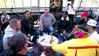 Iron River Singers at the Honoring the Veterans Powwow 2024 [upl. by Artimas]