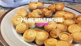 PALMERITAS FACILES CON 3 INGREDIENTES  Maxi Cocina [upl. by Annek]