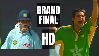 Wasim Akrams Best Bowling and High Intensity Final  HD  Pakistan vs India [upl. by Airalav]