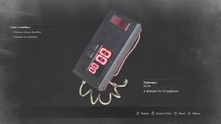 RESIDENT EVIL 2 CREATE C4 DETONATOR ELECTRONICS GADGET  BATTERY 2019 [upl. by Denie129]