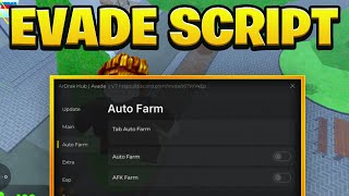 NEW BEST Evade Script Pastebin  ROBLOX Auto Farm Works on Mobile amp PC [upl. by Jean]