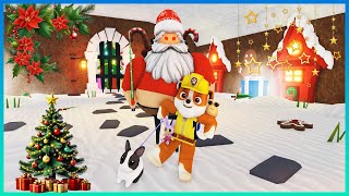 🎅 Paw Patrol SANTA CLAUS amp RUBBLE in BARRYS PRISON RUN OBBY 小礫挑戰聖誕老人逃離監獄【Roblox 機械方塊】 [upl. by Disraeli]