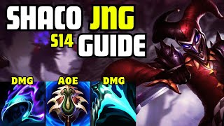 SHACO JUNGLE IS HERE SEASON 14 SHACO JUNGLE TIPS [upl. by Gussy]