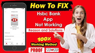 How to Fix HSBC App Not Working  HSBC app not opening  HSBC app issue [upl. by Sander]