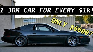 The 13 Best JDM Cars For Every Budget 1k25k [upl. by Anna-Diane]