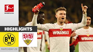 Stuttgart On CLCourse  Borussia Dortmund  VfB Stuttgart 01  Highlights  Bundesliga 202324 [upl. by Moht173]