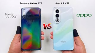 Samsung Galaxy A70 vs Oppo K12x 5G Speed Test [upl. by Nnylkcaj]