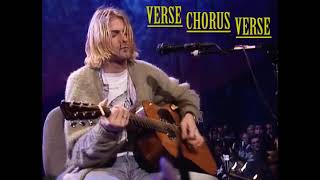 Nirvana  Verse Chorus Verse MTV Unplugged [upl. by Anaidiriv]