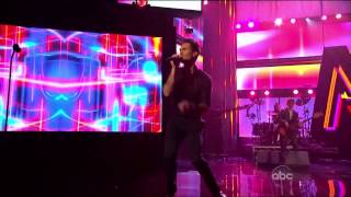 Maroon5  Moves Like Jagger 39th AMA Live [upl. by Ehttam]