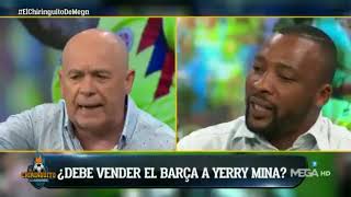 Periodista Español arremete contra YERRY MINA Congo lo defiende [upl. by Ytitsahc]