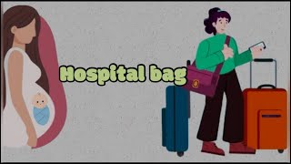 What I packed in my hospital bag 🎒 Maternity bag [upl. by Aihsinyt629]