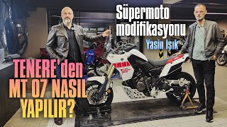 TENERE den SÜPERMOTO NASIL YAPILIR [upl. by Norihs973]