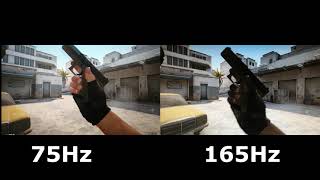 75Hz vs 165Hz Test Refresh Rate [upl. by Dorweiler]