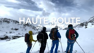 Haute Route Skitour  Chamonix Zermatt 2022 [upl. by Nonarb]