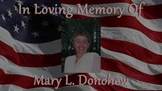 Mary Donohew Funeral Service at Richardson Funeral Home [upl. by Anniram599]