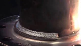 Carbon Steel Pipe MIG Welding wwwpendarvismanufacturingcom [upl. by Anjanette]