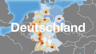 Deutschland  Bundesländer und Bevölkerung [upl. by Joed]