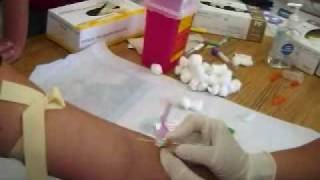 Phlebotomy Class 1 GRAPHIC parts BLOOD WARNING [upl. by Anoo]