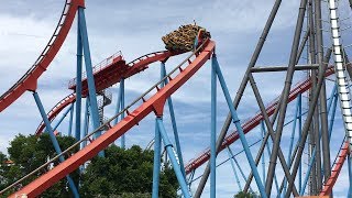 PortAventura World Dragon Khan Off Ride May 2017 [upl. by Neellek881]