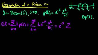 Expectation of a Poisson random variable [upl. by Aurelio]