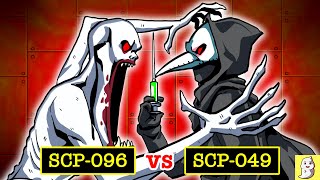 羞澀的人 SCP096 vs SCP049 瘟疫醫生【SCP動畫】 [upl. by Newell654]