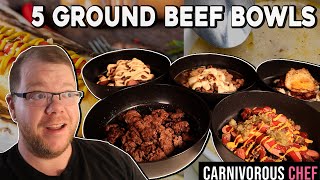 5 Ground Beef Bowls [upl. by Aletta]