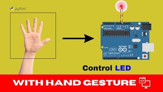 Hand Gesture Controlled LED using OpenCV and Arduino  Python Projects [upl. by Ephram392]