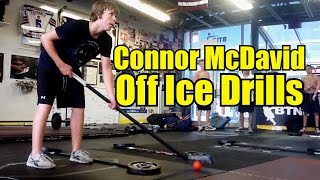 How Connor McDavid Trains  Stickhandling Drills [upl. by Debbra]