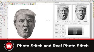 Wilcom Elements 1 and 2 Photo Stitch and Reef Photo Stitch [upl. by Norbie]