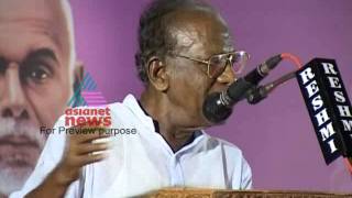 Sukumar Azhikode The cultural voice of Kerala [upl. by Harlamert462]