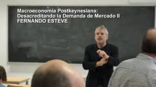 Macroeconomía Postkeynesiana SEMPKC Desacreditando a la Demanda de Mercado II [upl. by Oisangi]