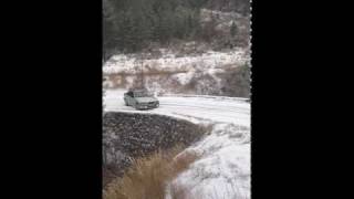 Axel FRANCOIS drift une épingle en monté sur la neige en 325i e36 vidéo n° 7 [upl. by Ploss]