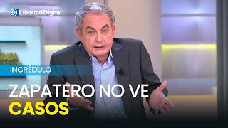 Zapatero incrédulo dice que no ve los casos contra Begoña Gómez y el hermano de Sánchez [upl. by Salta]