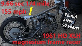 LARRY NANCES MAGNESIUM FRAME SPORTSTER  FOUND AND RESTORED AFTER 50 YEARS [upl. by Ignatius]