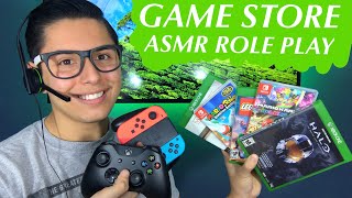 ASMR Game Store Role Play Games amp Tingles [upl. by Ecnerret]