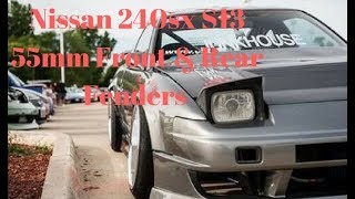 Nissan 240sx s13 Gets Origin lab 55mm Wide Body  New Daily [upl. by Hpesojnhoj948]