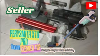 Perysmith x10 pro Vacuum Cleaner Handheld penyedot debu tangan terbaik daya maksimal [upl. by Aloeda]