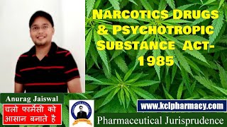 Narcotics drugs and Psychotropic substance act 1985  NDPS Act  jurisprudence  CHAPTER5 [upl. by Berardo]