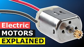 How does an Electric Motor work DC Motor explained [upl. by Etteniotnna]