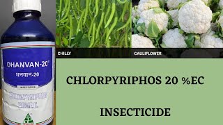 CHLORPYRIPHOS 20  EC  LETHAL  DHANVAN [upl. by Rania]