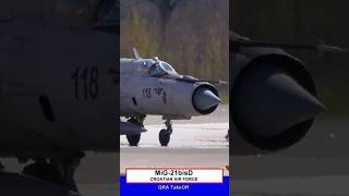 🇭🇷 QRA TakeOff2xMiG21bisD Croatian Air Force [upl. by Lyndsay]