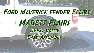 Ford Maverick Mabett Fender Flairs  95 Perfect  Installation and Review [upl. by Asylla]