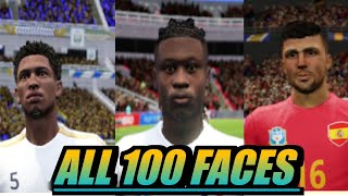 DLS 25  ALL NEW 100 Midfielders PLAYES Faces [upl. by Siloum]