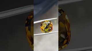 Tourmaline yellow green Brown yellow 113carat vvs [upl. by Akcir592]