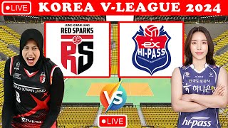 🔴LIVE RED SPARKS VS HI PASS  KLEAGUE KOREA VOLLEYBALL  LIVE SCORE NOW RED SPARKS VS HI PASS [upl. by Amberly873]