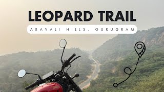 Aravali Hills ⛰️Gurugram  Leopard Trail ⚠️  Best Place To Visit♥️hunter350 ​⁠royalenfield [upl. by Nicolis599]